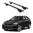 thumbnail image 1 of ERKUL Roof Rack Cross Bars for BMW X1 E84 2011-2015 | Aluminum Crossbars with Anti Theft Lock for Rooftop | Compatible with Flush Rails - Black, 1 of 7
