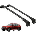 thumbnail image 1 of ERKUL Roof Rack Cross Bars for BMW X3 F25 2011-2017 | Aluminum Crossbars with Anti Theft Lock for Rooftop | Compatible with Flush Rails - Black, 1 of 8