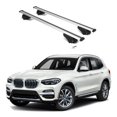 thumbnail image 1 of ERKUL Roof Rack Cross Bars for BMW X3 G01 2018-2025 | Aluminum Crossbars with Anti Theft Lock for Rooftop | Compatible with Flush Rails - Silver, 1 of 7