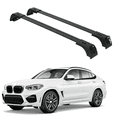 thumbnail image 1 of ERKUL Roof Rack Cross Bars for BMW X4 F26 2014-2018 | Aluminum Crossbars with Anti Theft Lock for Rooftop | Compatible with Flush Rails - Black, 1 of 7