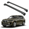 thumbnail image 1 of ERKUL Roof Rack Cross Bars for BMW X7 G07 2019-2025 | Aluminum Crossbars with Anti Theft Lock for Rooftop | Compatible with Raised Rails - Black, 1 of 8