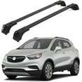 thumbnail image 1 of ERKUL Roof Rack Cross Bars for Buick Encore 2013-2022 | Aluminum Crossbars with Anti Theft Lock for Rooftop | Compatible with Flush Rails - Black, 1 of 8