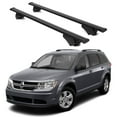 thumbnail image 1 of ERKUL Roof Rack Cross Bars for Dodge Journey 2013-2020 | Aluminum Crossbars with Anti Theft Lock for Rooftop | Compatible with Raised Rails - Black, 1 of 7