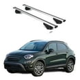 thumbnail image 1 of ERKUL Roof Rack Cross Bars for Fiat 500X 2016-2023 | Aluminum Crossbars with Anti Theft Lock for Rooftop | Compatible with Flush Rails - Silver, 1 of 7
