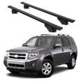 thumbnail image 1 of ERKUL Roof Rack Cross Bars for Ford Escape 2008-2012 | Aluminum Crossbars with Anti Theft Lock for Rooftop | Compatible with Raised Rails - Black, 1 of 7