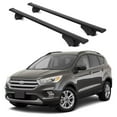 thumbnail image 1 of ERKUL Roof Rack Cross Bars for Ford Escape 2013-2019 | Aluminum Crossbars with Anti Theft Lock for Rooftop | Compatible with Raised Rails - Black, 1 of 7