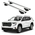 thumbnail image 1 of ERKUL Roof Rack Cross Bars for GMC Acadia 2024-2025 | Aluminum Crossbars with Anti Theft Lock for Rooftop | Compatible with Raised Rails - Silver, 1 of 8