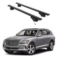 thumbnail image 1 of ERKUL Roof Rack Cross Bars for Genesis GV80 2021-2025 | Aluminum Crossbars with Anti Theft Lock for Rooftop | Compatible with Flush Rails - Black, 1 of 7