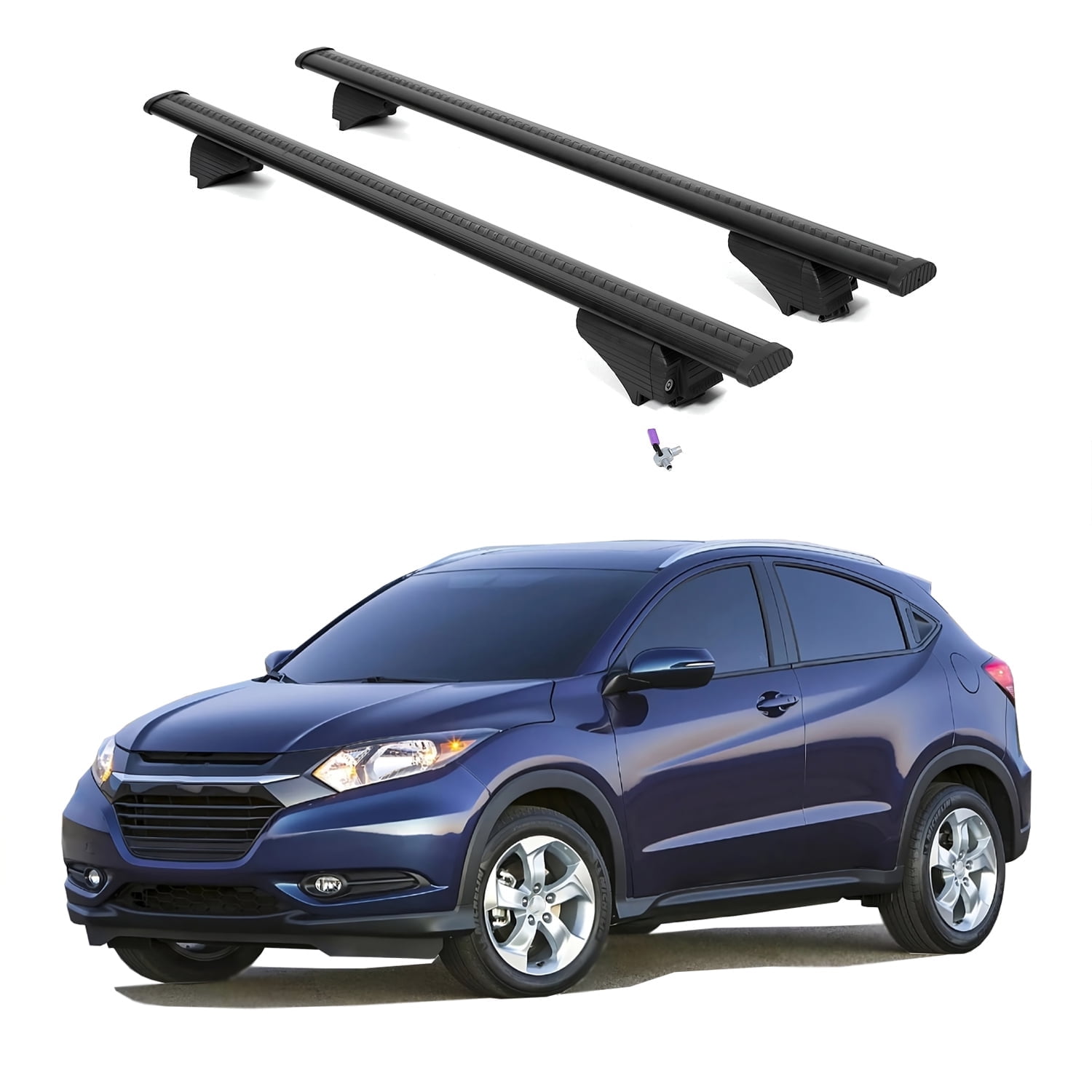 FANTE 2-Pack Aluminum Crossbars – Roof Rack Cross Bars For Mercedes Benz ML350 W164 (2006-2012), Lockable Luggage Carrier