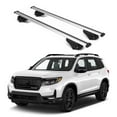 thumbnail image 1 of ERKUL Roof Rack Cross Bars for Honda Passport 2019-2024 | Aluminum Crossbars with Anti Theft Lock for Rooftop | Compatible with Raised Rails - Silver, 1 of 7