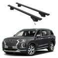 thumbnail image 1 of ERKUL Roof Rack Cross Bars for Hyundai Palisade 2019-2025 | Aluminum Crossbars with Anti Theft Lock for Rooftop | Compatible with Flush Rails - Black, 1 of 7