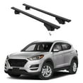 thumbnail image 1 of ERKUL Roof Rack Cross Bars for Hyundai Tucson 2016-2021 | Aluminum Crossbars with Anti Theft Lock for Rooftop | Compatible with Flush Rails - Black, 1 of 7