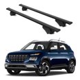 thumbnail image 1 of ERKUL Roof Rack Cross Bars for Hyundai Venue 2020-2025 | Aluminum Crossbars with Anti Theft Lock for Rooftop | Compatible with Raised Rails - Black, 1 of 7