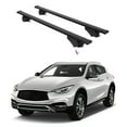 thumbnail image 1 of ERKUL Roof Rack Cross Bars for Infiniti QX30 2017-2019 | Aluminum Crossbars with Anti Theft Lock for Rooftop | Compatible with Flush Rails - Black, 1 of 7