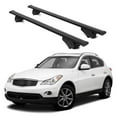 thumbnail image 1 of ERKUL Roof Rack Cross Bars for Infiniti QX50 2014-2018 | Aluminum Crossbars with Anti Theft Lock for Rooftop | Compatible with Raised Rails - Black, 1 of 7