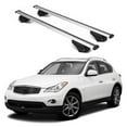 thumbnail image 1 of ERKUL Roof Rack Cross Bars for Infiniti QX50 2014-2018 | Aluminum Crossbars with Anti Theft Lock for Rooftop | Compatible with Raised Rails - Silver, 1 of 7