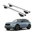 thumbnail image 1 of ERKUL Roof Rack Cross Bars for Infiniti QX70 2014-2017 | Aluminum Crossbars with Anti Theft Lock for Rooftop | Compatible with Raised Rails - Silver, 1 of 7