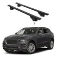 thumbnail image 1 of ERKUL Roof Rack Cross Bars for Jaguar F-Pace 2016-2025 | Aluminum Crossbars with Anti Theft Lock for Rooftop | Compatible with Flush Rails - Black, 1 of 7