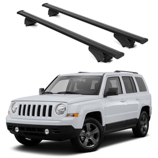 OCPTY Roof Rack Cross Bars For Jeep Patriot 2007-2017 - Aluminum Cargo Carrier, Max Load 165 Lbs