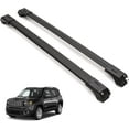 thumbnail image 1 of ERKUL Roof Rack Cross Bars for Jeep Renegade 2015-2024 | Aluminum Crossbars with Anti Theft Lock for Rooftop | Compatible with Raised Rails - Black, 1 of 8