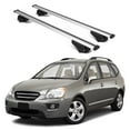 thumbnail image 1 of ERKUL Roof Rack Cross Bars for KIA Rondo 2007-2013 | Aluminum Crossbars with Anti Theft Lock for Rooftop | Compatible with Raised Rails - Silver, 1 of 7