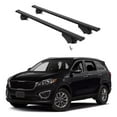 thumbnail image 1 of ERKUL Roof Rack Cross Bars for Kia Sorento 2016-2020 | Aluminum Crossbars with Anti Theft Lock for Rooftop | Compatible with Flush Rails - Black, 1 of 7