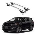 thumbnail image 1 of ERKUL Roof Rack Cross Bars for Kia Sorento 2016-2020 | Aluminum Crossbars with Anti Theft Lock for Rooftop | Compatible with Flush Rails - Silver, 1 of 7