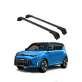 thumbnail image 1 of ERKUL Roof Rack Cross Bars for Kia Soul X-Line 2020-2025 | Aluminum Crossbars with Anti Theft Lock for Rooftop | Compatible with Flush Rails - Black, 1 of 7