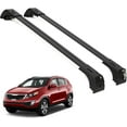 thumbnail image 1 of ERKUL Roof Rack Cross Bars for Kia Sportage 2011-2016 | Aluminum Crossbars with Anti Theft Lock for Rooftop | Compatible with Flush Rails - Black, 1 of 8