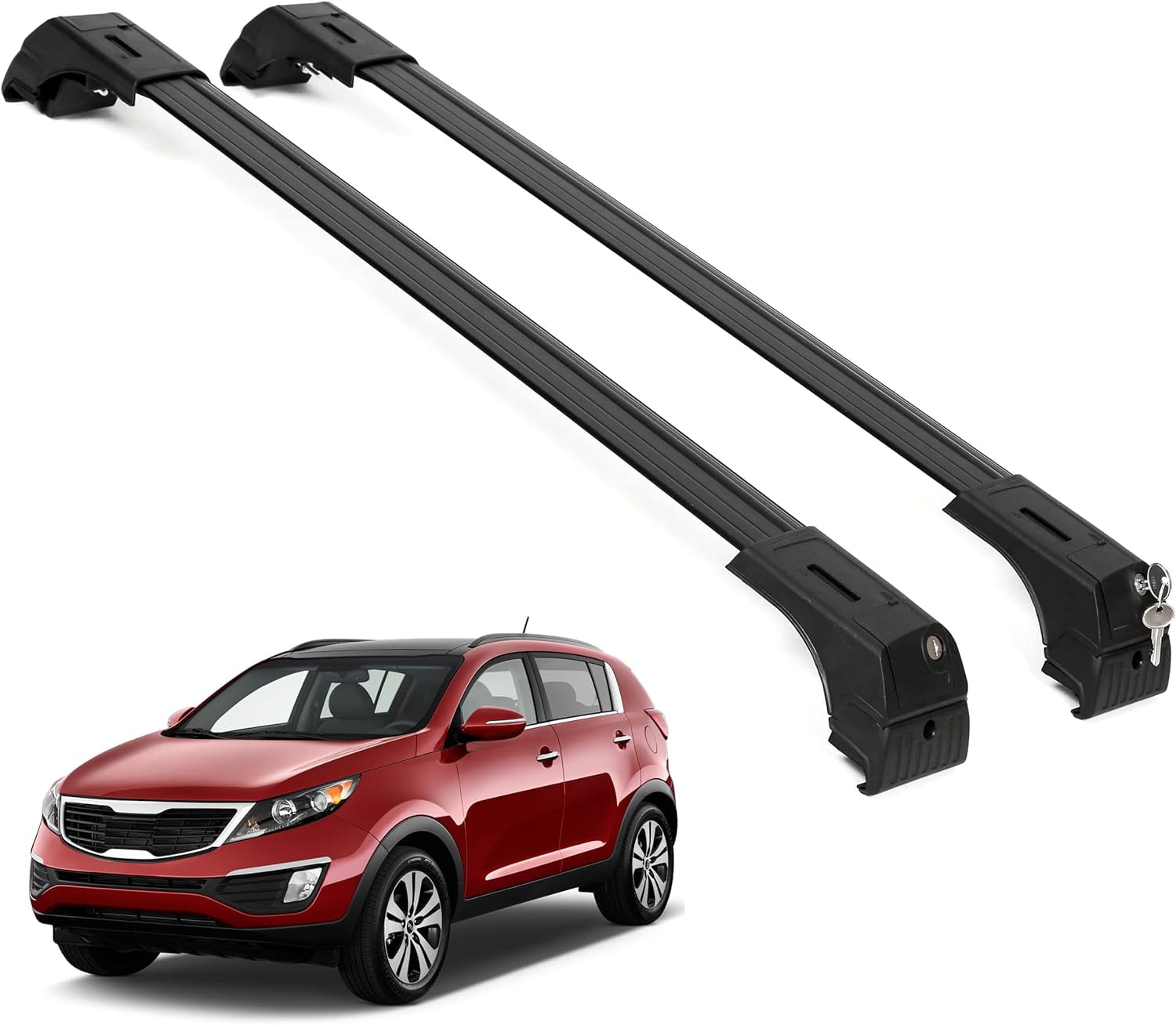 Kia sportage roof rack installation sale