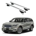 thumbnail image 1 of ERKUL Roof Rack Cross Bars for Lincoln Aviator 2020-2025 | Aluminum Crossbars with Anti Theft Lock for Rooftop | Compatible with Flush Rails - Silver, 1 of 7