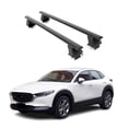 thumbnail image 1 of ERKUL Roof Rack Cross Bars for Mazda CX-30 2020-2024 | Aluminum Crossbars with Anti Theft Lock for Rooftop | Compatible with Bare/Naked Roofs - Black, 1 of 7