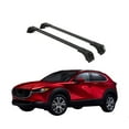 thumbnail image 1 of ERKUL Roof Rack Cross Bars for Mazda CX-30 2020-2025 | Aluminum Crossbars with Anti Theft Lock for Rooftop | Compatible with Flush Rails - Black, 1 of 7