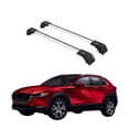 thumbnail image 1 of ERKUL Roof Rack Cross Bars for Mazda CX-30 2020-2025 | Aluminum Crossbars with Anti Theft Lock for Rooftop | Compatible with Flush Rails - Silver, 1 of 7