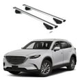 thumbnail image 1 of ERKUL Roof Rack Cross Bars for Mazda CX-9 CX9 2016-2023 | Aluminum Crossbars with Anti Theft Lock for Rooftop | Compatible with Flush Rails - Silver, 1 of 7