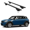 thumbnail image 1 of ERKUL Roof Rack Cross Bars for Mini Countryman 2011-2016 | Aluminum Crossbars with Anti Theft Lock for Rooftop | Compatible with Flush Rails - Black, 1 of 7