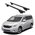 thumbnail image 1 of ERKUL Roof Rack Cross Bars for Nissan Quest 2011-2017 | Aluminum Crossbars with Anti Theft Lock for Rooftop | Compatible with Raised Rails - Black, 1 of 7