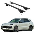 thumbnail image 1 of ERKUL Roof Rack Cross Bars for Porsche Cayenne 2019-2024 | Aluminum Crossbars with Anti Theft Lock for Rooftop | Compatible with Flush Rails - Black, 1 of 7