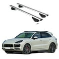 thumbnail image 1 of ERKUL Roof Rack Cross Bars for Porsche Cayenne 2019-2024 | Aluminum Crossbars with Anti Theft Lock for Rooftop | Compatible with Flush Rails - Silver, 1 of 7