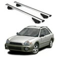 thumbnail image 1 of ERKUL Roof Rack Cross Bars for Subaru Outback 2000-2004 | Aluminum Crossbars with Anti Theft Lock for Rooftop | Compatible with Raised Rails - Silver, 1 of 8