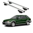 thumbnail image 1 of ERKUL Roof Rack Cross Bars for Subaru Outback 2005-2009 | Aluminum Crossbars with Anti Theft Lock for Rooftop | Compatible with Raised Rails - Silver, 1 of 8
