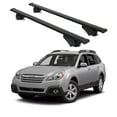 thumbnail image 1 of ERKUL Roof Rack Cross Bars for Subaru Outback 2010-2014 | Aluminum Crossbars with Anti Theft Lock for Rooftop | Compatible with Raised Rails - Black, 1 of 8