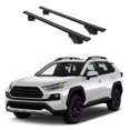 thumbnail image 1 of ERKUL Roof Rack Cross Bars for Toyota 4Runner 2010-2024 | Aluminum Crossbars with Anti Theft Lock for Rooftop | Compatible with Raised Rails - Black, 1 of 7