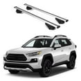 thumbnail image 1 of ERKUL Roof Rack Cross Bars for Toyota 4Runner 2010-2024 | Aluminum Crossbars with Anti Theft Lock for Rooftop | Compatible with Raised Rails - Silver, 1 of 7