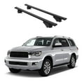 thumbnail image 1 of ERKUL Roof Rack Cross Bars for Toyota Sequoia 2008-2022 | Aluminum Crossbars with Anti Theft Lock for Rooftop | Compatible with Raised Rails - Black, 1 of 7
