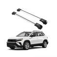 thumbnail image 1 of ERKUL Roof Rack Cross Bars for VW Volkswagen 2022-2024 | Aluminum Crossbars with Anti-Theft Lock for Rooftop | Compatible with Raised Rails - Silver, 1 of 7