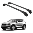 thumbnail image 1 of ERKUL Roof Rack Cross Bars for Volvo XC40 2018-2024 | Aluminum Crossbars with Anti Theft Lock for Rooftop | Compatible with Flush Rails - Black, 1 of 8