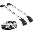 thumbnail image 1 of ERKUL Roof Rack Cross Bars for Volvo XC60 2018-2024 | Aluminum Crossbars with Anti Theft Lock for Rooftop | Compatible with Flush Rails - Silver, 1 of 8