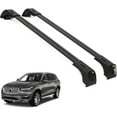 thumbnail image 1 of ERKUL Roof Rack Cross Bars for Volvo XC90 2016-2025 | Aluminum Crossbars with Anti Theft Lock for Rooftop | Compatible with Flush Rails - Black, 1 of 8