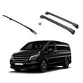 thumbnail image 1 of ERKUL Roof Side Rails + Cross Bars Set for Mercedes Benz Metris Long Wheelbase 2014-2023 | Complete Roof Rack System | Black, 1 of 7